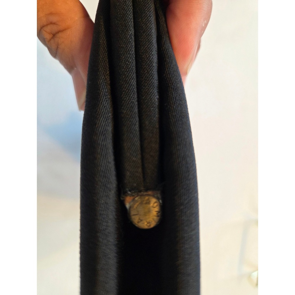 Admiral Vintage Black Bow Evening Clutch Bag with Gold Chain Strap - Picture 9 of 11